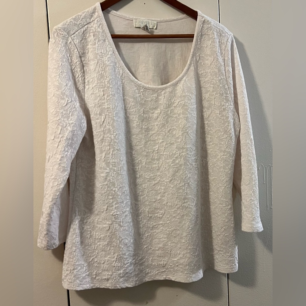 FOREVER 21 + CREAM BLOUSE